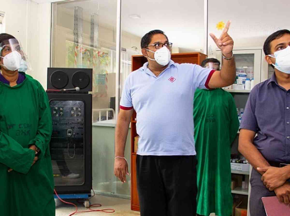 සමාජ මාධ්ය කැළඹූ ගිරිඋල්ල මාස් ආයතනයේ කොවිඩ් ප්රතිකාර මධ්යස්ථානය ඇමති සුදර්ශිනීගේ නිරීක්ෂණයට