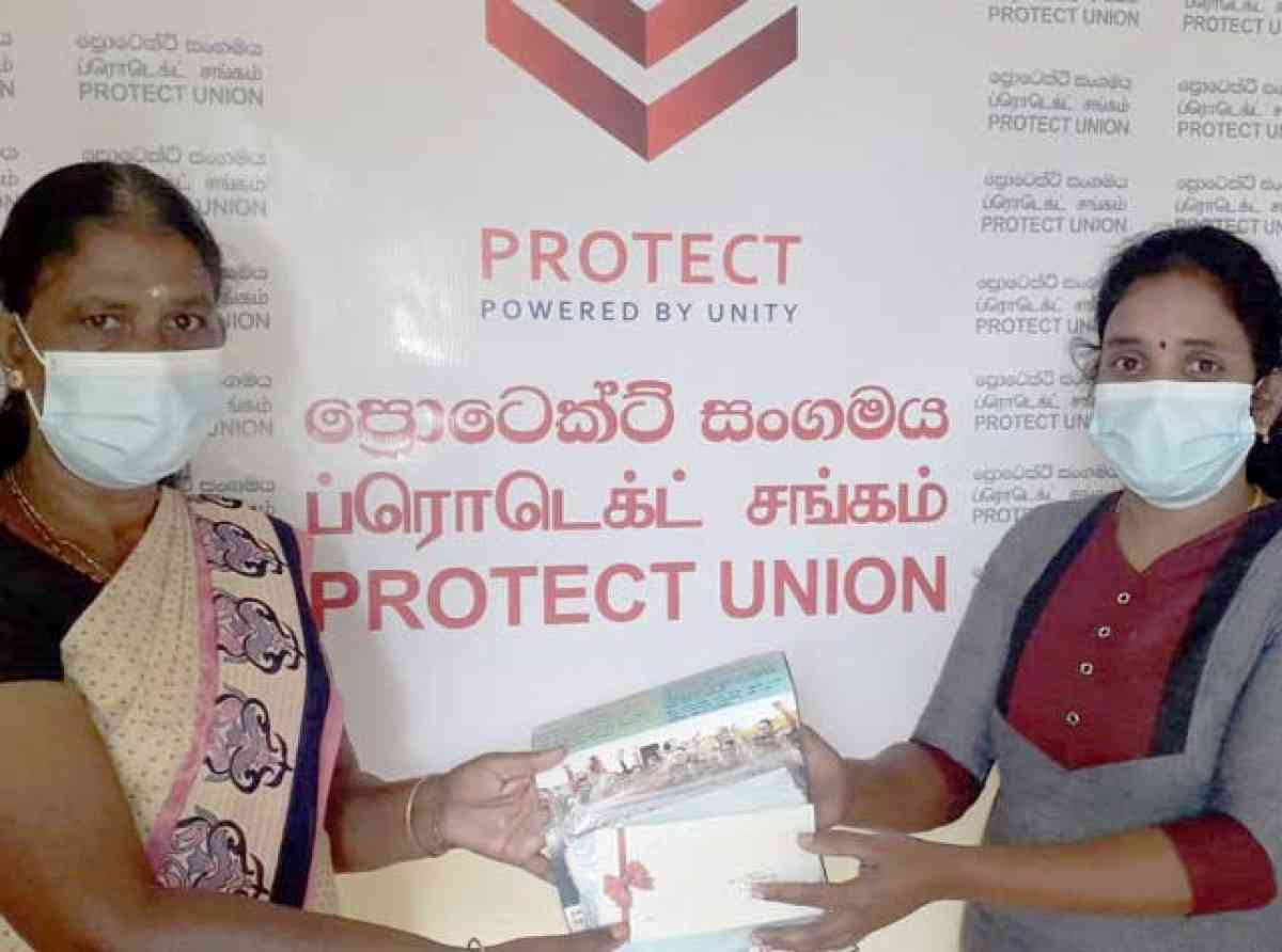වසංගතය නිසා අසරණවූ  අවිධිමත් අංශයේ කම්කරුවන්ට ප්‍රොටෙක්ට් සංගමයෙන් සහනාධාර