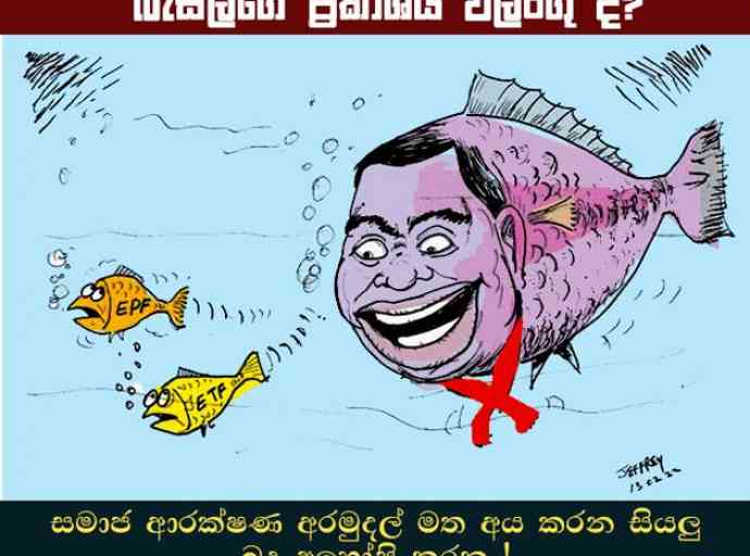 බැසිල්ගේ ප්‍රකාශය ශුවර් ද? සමාජ ආරක්ෂණ අරමුදල් මත අය කරන සියලු බදු අහෝසි කරනු!