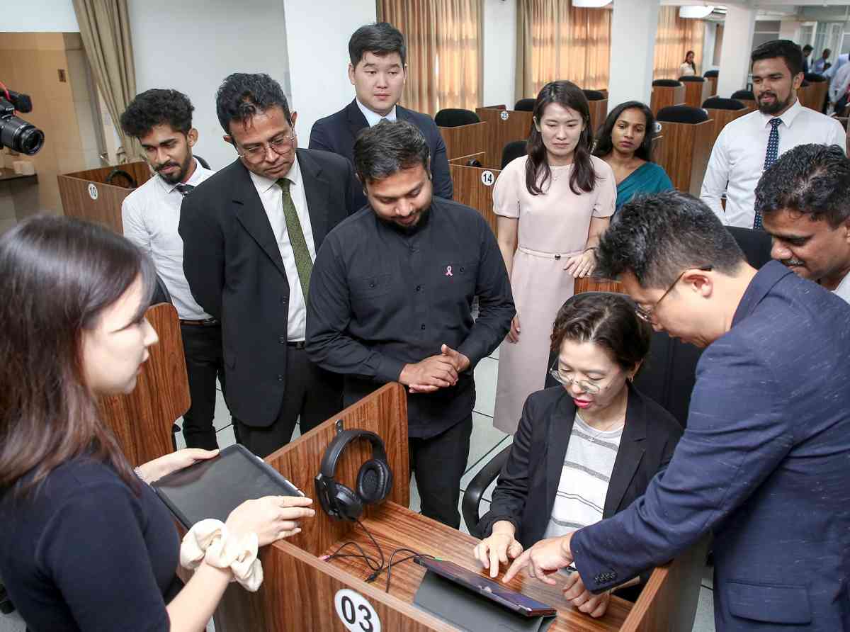කොරියානු භාෂා පරීක්ෂණයට නවීන විභාග මධ්‍යස්ථානයක්